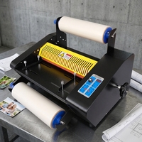 Machine à plastifier électrique de bureau FM-360, simple/double face, largeur 360 mm, chaud/froid, 220 V, vitesse 60 po/min, garantie 1 an