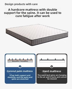 Materasso Eco-Friendly Traspirante con <span class=keywords><strong>Molle</strong></span> <span class=keywords><strong>a</strong></span> Sei Anelli per Letti Matrimoniali 1.5m/1.8m, Supporto Lombare in Fibra di Cocco per Camera da <span class=keywords><strong>Letto</strong></span> - Product Image 4