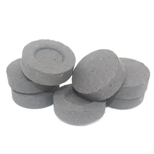 Holesale-Tabletas redondas de carbón para shisha, tabletas negras de 35mm, luz instantánea