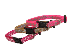 Collar para Perro con Logotipo Personalizado, OEM ODM, Tejido Jacquard, Ajustable, de Nailon, Reflectante, Resistente, Precio de Fábrica al por Mayor - Product Image 2