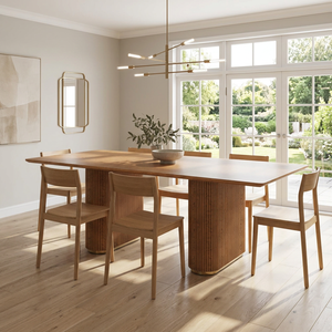 Mid Century Oval <b>Dining</b> <b>Table</b> Home Customizable Size and Color Packaging <b>Dining</b> Room Furniture - Product Image 5