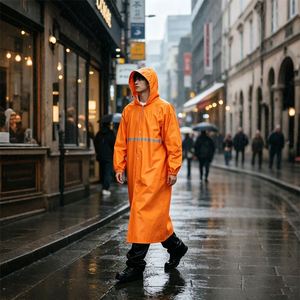 <b>Raincoats</b> Men's and Women's Styles Fashionable Multiple Colors Reflective Strips Outdoor <b>Long</b>-length <b>Raincoats</b> for Wholesale - Product Image 6