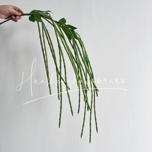 <b>Artificial</b> Long Beans <b>Bouquet</b> Green PVC Wedding Decor Indoor Use - Product Image 5
