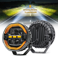 Faro Auxiliar LED Súper Brillante de 7 Pulgadas para Parachoques Delantero, Foco LED Todoterreno con DRL para Camioneta 4x4