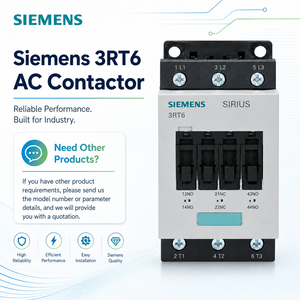คอนแทคเตอร์ AC ของแท้ Siemens SIRIUS 3RT6 รุ่น 3RT6015 3RT6016 <span class=keywords><strong>3RT6017</strong></span> 3RT6018 3RT6023-3RT6028 สำหรับควบคุมมอเตอร์ 9A 12A 16A 17A 25A 32A - Product Image 5