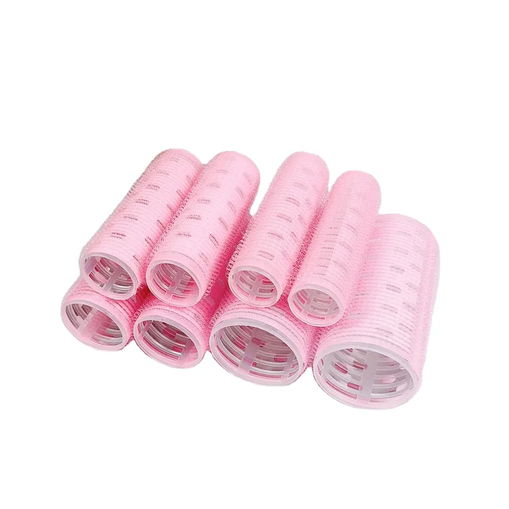 Кудри фиксатор для волос устройство для укладки ленивые воздушные челки самоклеящиеся пушистые пластиковые бигуди зажимы полые кудри розового черного цвета