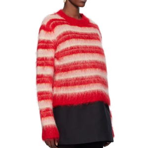 Maglione Invernale Bianco Arcobaleno per Ragazze, Stile Carino e Dolce, Vendita Calda - Product Image 3