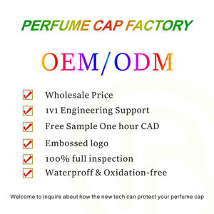 Capuchon de parfum en métal Zamac personnalisé, doré, magnétique, logo OEM/ODM, luxe haut de gamme, durable, <span class=keywords><strong>prix</strong></span> de gros, échantillons gratuits - Product Image 2