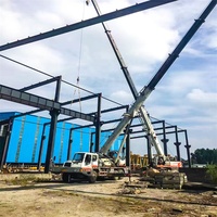 Estructura de acero prefabricada para hotel, estructura de acero prefabricada de dos niveles para almacén, Buena fábrica