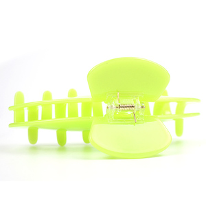 CANYUAN - Nueva Pinza de Pelo Grande de Acetato con Rayas de 13 cm para <span class=keywords><strong>Mujer</strong></span>, Pinza de Pelo Fluorescente <span class=keywords><strong>Verde</strong></span> Extra Grande para Cabello Grueso - Product Image 5