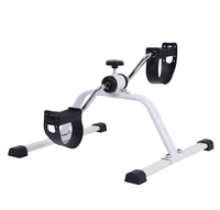 Mini vélo d'exercice portable, pédalier en acier métallique, capacité de charge de 100 kg, respectueux de l'environnement, pour la remise en forme à domicile, pédaliers d'exercice