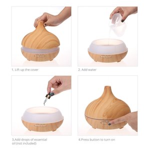 Difusores de Aroma de Aceites Esenciales de 300 ml para Mercado B2B, Mini Humidificador Innovador - Product Image 3