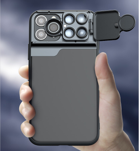 Étui à rabat en aluminium pour objectif, lentilles interchangeables, objectif fisheye, grand angle, téléobjectif, macro, <span class=keywords><strong>filtre</strong></span> CPL, kit caméra pour iPhone 12-16 - Product Image 2