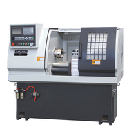 Mesin Bubut CNC Kecil CK6130 Horizontal Flat Bed Mesin Bubut CNC Single Spindle Sistem Kontrol GSK