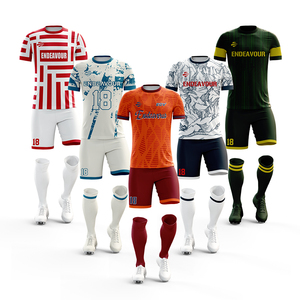 Camiseta de Fútbol Estampada a Color Más Vendida, Oferta Especial, 100% Poliéster, Ropa de Fútbol Cómoda para Clubes, Nombres de Equipos Personalizados - Product Image 1