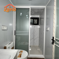 Maison préfabriquée en conteneur de 40 pieds avec 3 chambres à coucher Salon Extensible Atelier Cuisine Salle de bain Kiosque Application