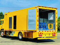 Camion de Secours Multifonctionnel d'Urgence, Véhicule Électrique Mobile, Personnalisable