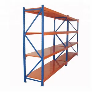 Medium Duty 300-800kg Longspan Warehouse Steel Storage Boltless Shelving Racks 3/4/5 Layers