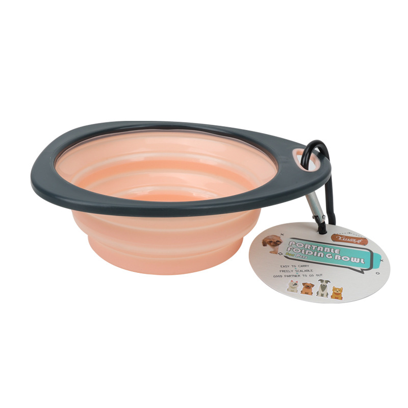 Pink Folding Bowl