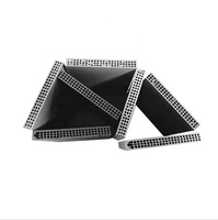 Moule de panneau de construction, colonne en béton noir