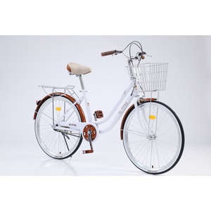 Bicicleta Híbrida Versátil para Mujer, Bicicleta Urbana <span class=keywords><strong>de</strong></span> Una Velocidad para Desplazamientos Diarios - Product Image 4