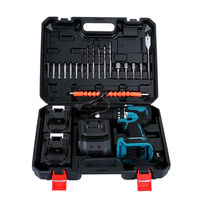 Perceuse-visseuse à percussion compacte sans fil avec moteur sans balais et batterie rechargeable 13 mm, fabriquée en Chine