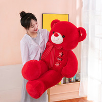 Gros Ours Animal En Peluche Jouet Mignon Confession Ours En Peluche Poupée avec Brodé Anniversaire Filles Saint Valentin Fabricant