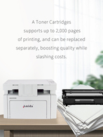 Imprimante laser Amida AK-2401NDW A4 pour bureau et domicile, impression recto verso automatique noir et blanc, 40 ppm