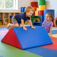 Juegos de Espuma Montessori para Niños, Tapete de Espuma en Forma de Cuña, Equipo de Gimnasio Preescolar, Área de Juegos Interior, Desarrollo Infantil