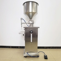 Machine de remplissage de pâte à chaud pour confiture avec agitation chauffante et trémie