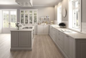 Sang trọng pháp biệt thự tủ bếp thiết kế melamine Board carcase particleboard đá cẩm thạch nhân tạo bao gồm vòi nước căn hộ - Product Image 3