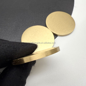 35.2 Mm Đường Kính 3 Mm Dày Satin Rắn Brass Thách Thức Đồng Xu Khoảng Trống Tùy Chỉnh Brass <span class=keywords><strong>Token</strong></span> Cho Sợi Laser - Product Image 4