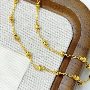 Chunky chain necklace with crystal embellishments - Product Image 4