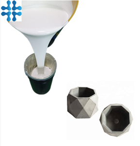 רוב פופולרי שונה צורת בטון עציץ תבניות ביצוע RTV2 נוזל סיליקון גומי - Product Image 1