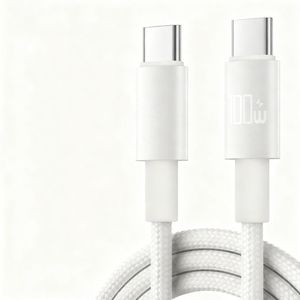 3FT Cable 100W Quick Charge Type C-Type C Phone Cables <b>USB</b>-C Data Cables for Smart Phone for Iphone for Huawei - Product Image 2