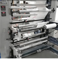 Machine d'impression flexographique pour films plastiques en polyéthylène 4 couleurs, sacs d'emballage et sacs en papier