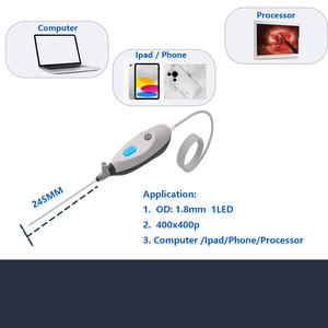 Endoskopi Mini Video medis USB 1.8mm <span class=keywords><strong>2</strong></span>.2mm 400X400p HD dekorasi papan Dapater untuk komputer medis Grup kaku - Product Image 3