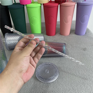 Tazas holográficas de 24oz de purpurina <span class=keywords><strong>Durian</strong></span>, tazas con tachuelas frías iridiscentes, láser mate que brillan en la oscuridad - Product Image 5