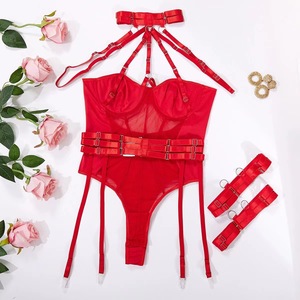 Lencería sexy europea y americana para mujer, body de malla transparente para discoteca, estilo atrevido, sin necesidad de desprenderse. - Product Image 4