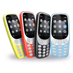 3310 mobile phone GSM Dual SIM Card 2.4 Inches OEM keypad phone bar feature phone for Elderly People