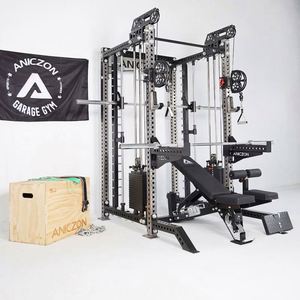 Balanced Smith Machine Commercial Flying Bird Gantry Bench Push Squat Rack Indoor Comprehensive Training Fitness Equipment - Product Image 5