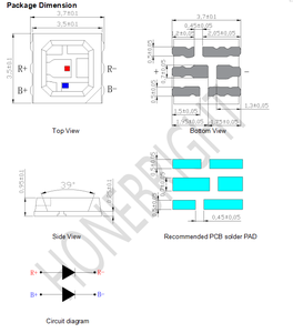 Chip LED de Terapia de Luz Roja de Alta Potencia 3030 3535 5050, Diodo SMD de <span class=keywords><strong>Fototerapia</strong></span> de 0.2W-1.5W para Equipos Médicos de Belleza - Product Image 5