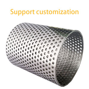 Özel 25mm mikro paslanmaz çelik tel örgü delikli tüp filtre kova davul cnc metal egzoz delikli boru silindirleri - Product Image 4
