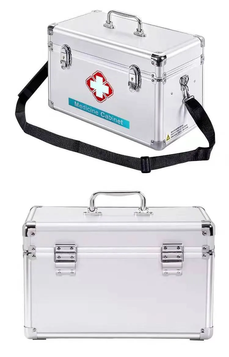 16 inch Large Size Aluminum Outpatient Box Medical Empty First Aid Box