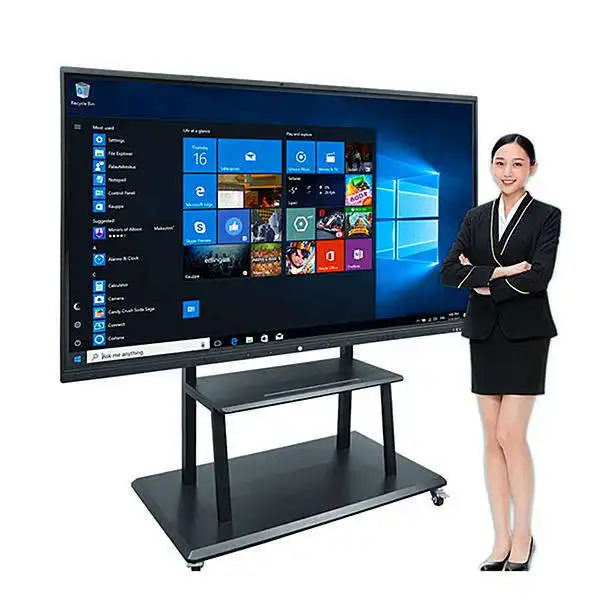 55 65 75 86 Inch lcd touch screen education electronic board 98inch interactive whiteboard