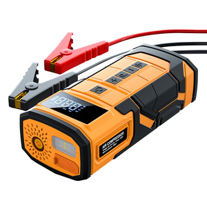 10000mAh Lithium nhảy khởi động với máy bơm không khí khẩn cấp <span class=keywords><strong>Kit</strong></span> <span class=keywords><strong>12V</strong></span> có thể sạc lại xe nhảy Pin gói nhảy khởi động 4 trong 1 - Product Image 1