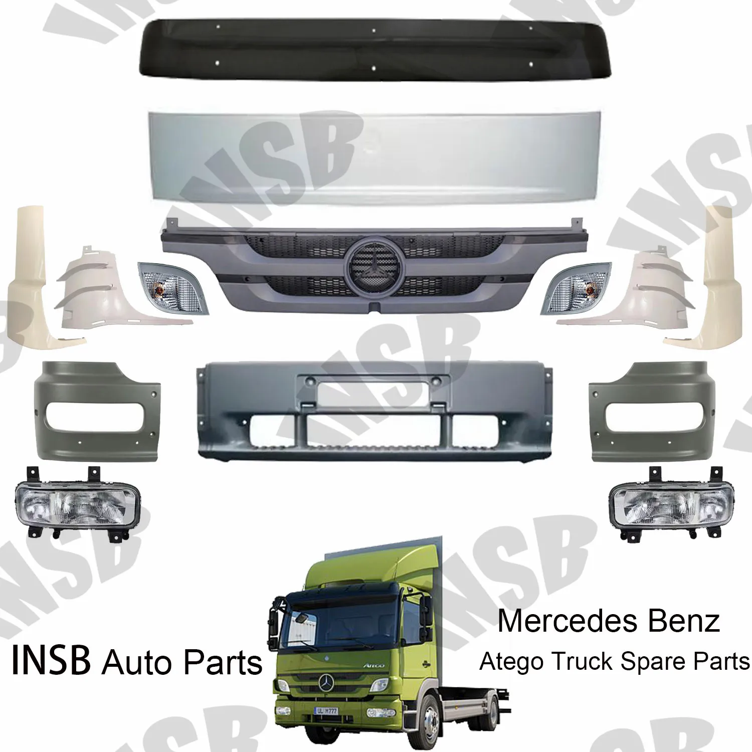 Suku cadang truk kualitas tinggi untuk Mercedes Benz Atego untuk MB Atego harga pabrik truk