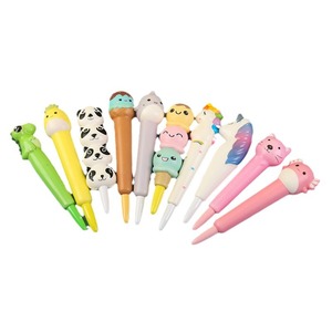 ของเล่นบีบคลายเครียด ปากกาดีไซน์การ์ตูน แพนด้า สับปะรด ไอศกรีม วัสดุ TPE สำหรับเด็กอายุ 8-13 ปี ใช้ได้ทั้งเด็กชายและเด็กหญิง - Product Image 3