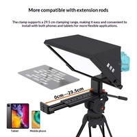 Téléprompteur Jashiying HY14/HY17 pour caméras DJI Pocket 3/4 et Insta360 Luna, écran 14 pouces compatible avec les smartphones, Chine