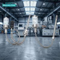 Nouvelle Arrivée Sans Mercure Tige Flexible Haute Température 400 ℃   Transmetteur de pression de fusion 0-200MPa pour produits chimiques, plastiques et caoutchoucs